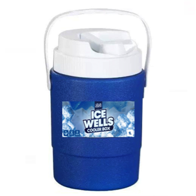 River ICE WELLS 1L Beverage Cooler Jug BLUE